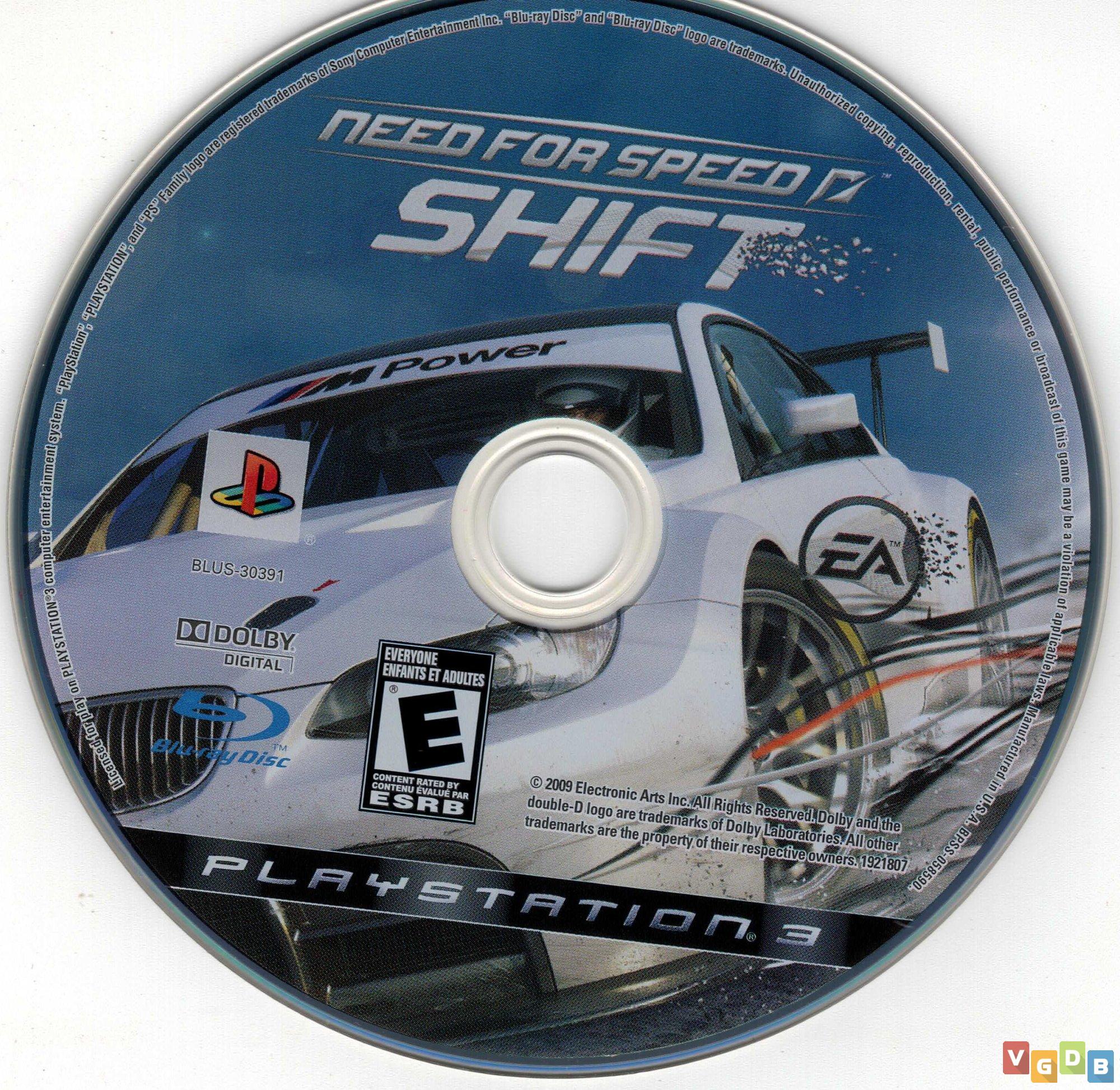 Need for Speed NFS Shift Game for Sony PS3 Playstation 3