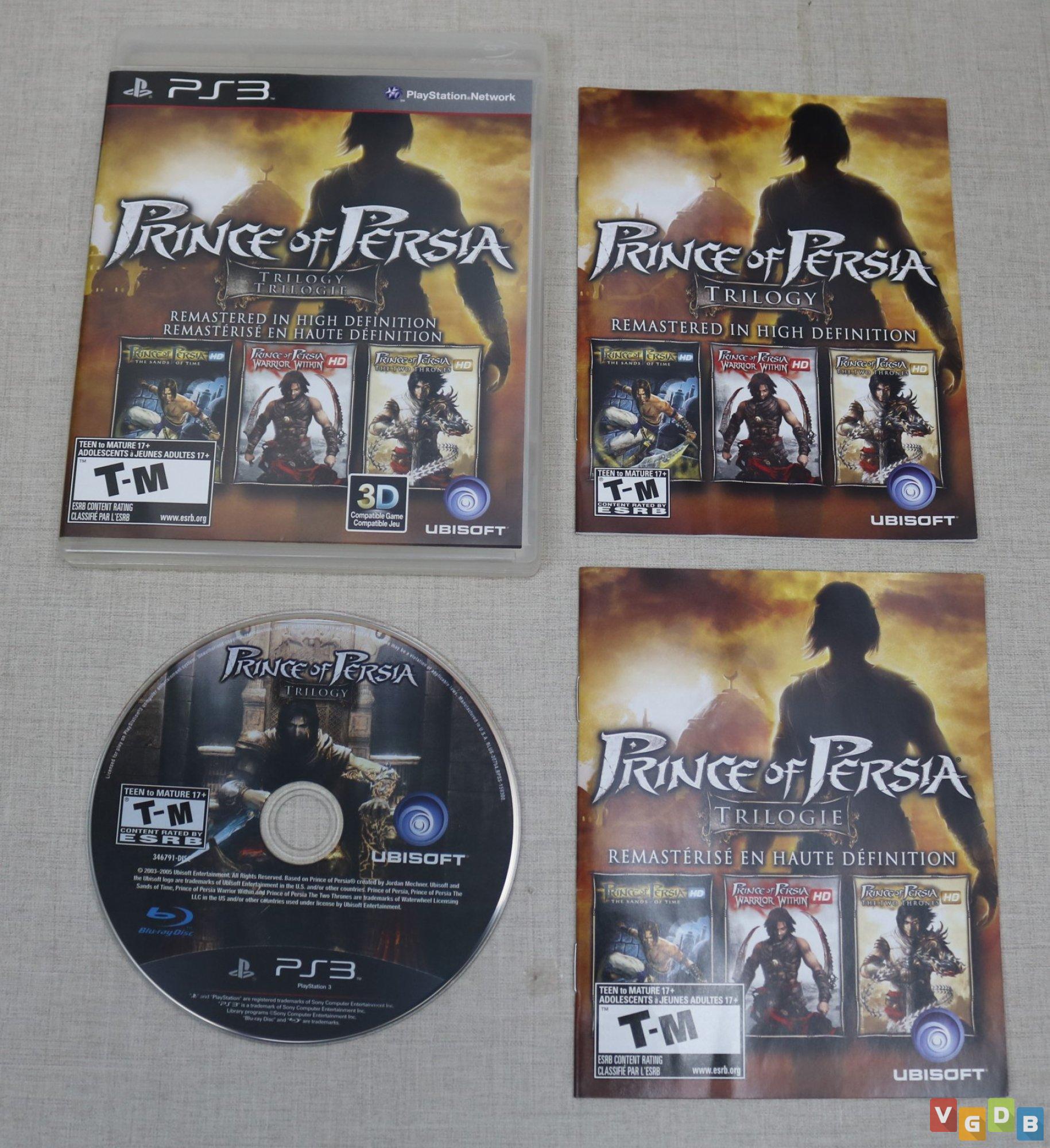 Prince of Persia Classic Trilogy HD (Sony PlayStation 3, 2011) for
