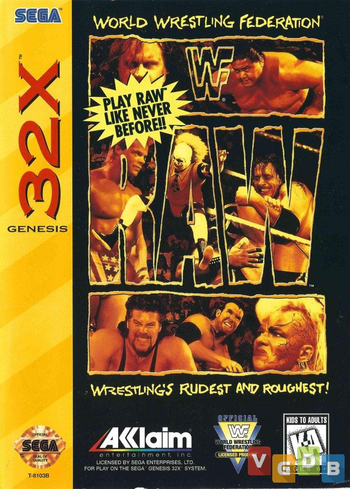 WWF Raw VGDB Vídeo Game Data Base