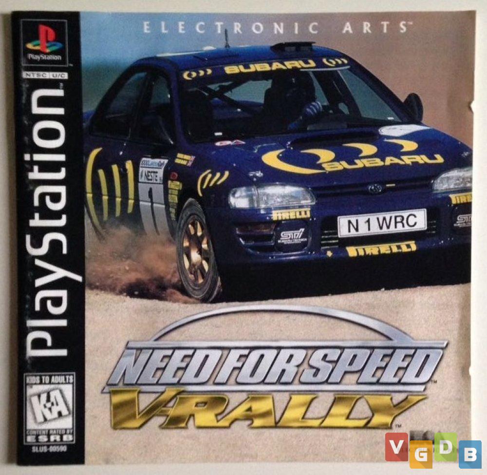 Need for Speed: V-Rally - PlayStation 1 Game - Complete