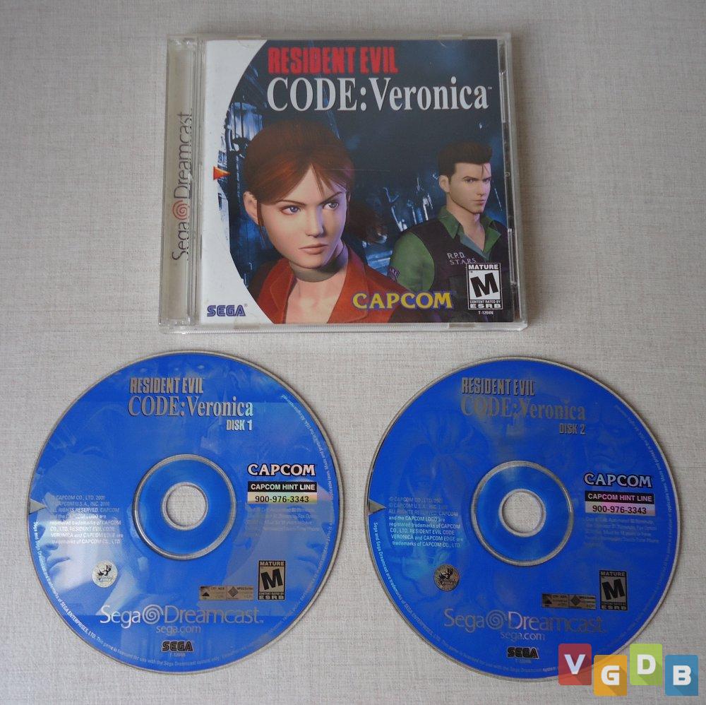 Jogo Resident Evil Code Veronica Dreamcast Original Europeu