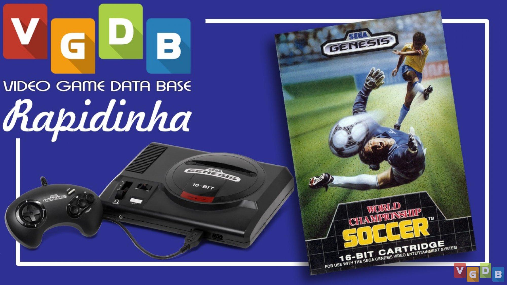 World Championship Soccer II - SEGA Genesis / Mega Drive - VGDB 