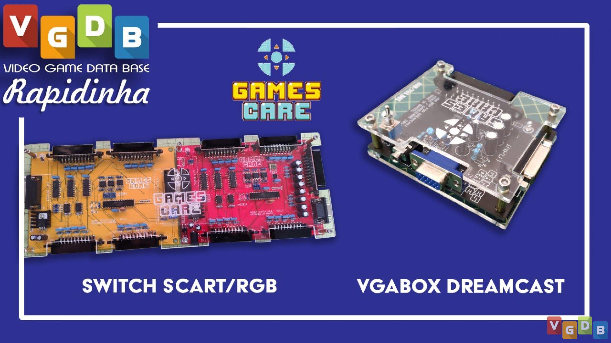 VGDB - Vídeo Game Data Base - Switch Scart e VGA Box SEGA Dreamcast -  Gamescare - Rapidinha VGDB
