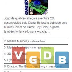 VGDB - Vídeo Game Data Base - Confira as últimas novidades do Video ...