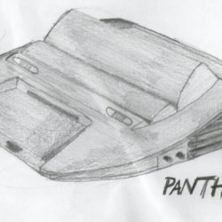 Desenho de como seria o Panther