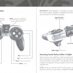 Manual do jogo que acompanhava o console USA