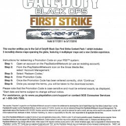 Folheto extra First Strike USA