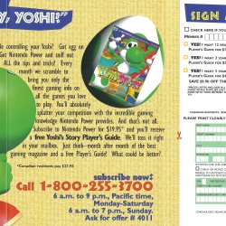 Folheto Nintendo Power USA