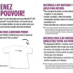 Folheto Nintendo Power USA