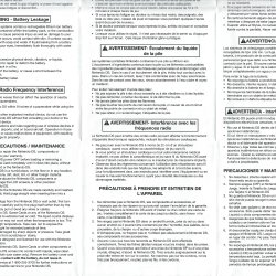 Folheto avisos USA