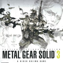 Capa Metal Gear Solid 3 USA