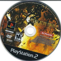 Mídia Metal Gear Solid 3 USA