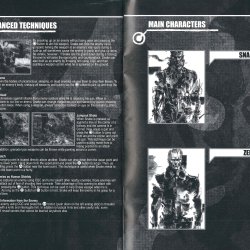Manual Metal Gear Solid 3 USA