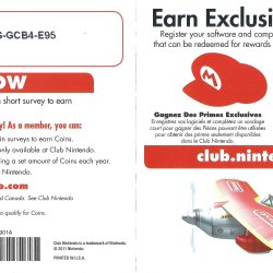 Folheto Club Nintendo USA