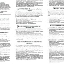 Folheto avisos USA