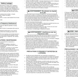 Folheto avisos USA