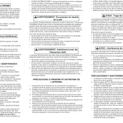 Folheto avisos USA