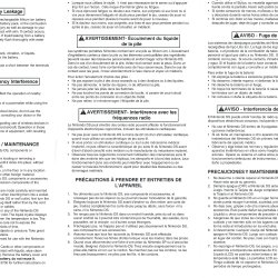 Folheto avisos USA
