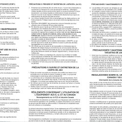 Folheto avisos USA