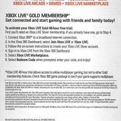 Voucher Xbox Live USA