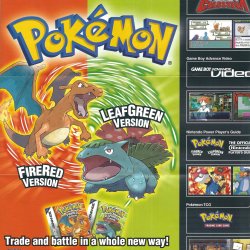 Folheto Pokémon USA