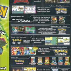Folheto Pokémon USA
