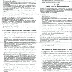 Folheto avisos USA