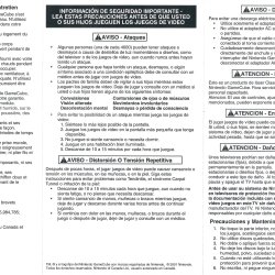 Folheto avisos USA