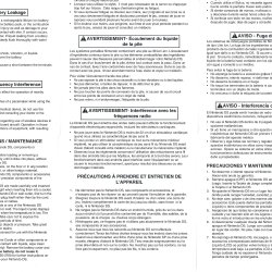 Folheto avisos USA