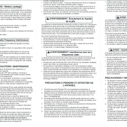 Folheto avisos USA