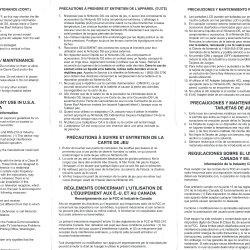 Folheto avisos USA