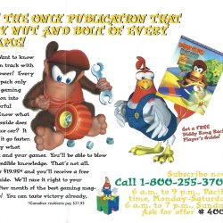 Folheto Nintendo Power USA