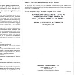 Folheto avisos BRA
