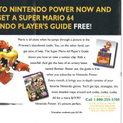 Folheto Nintendo Power USA