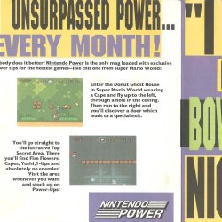 Folheto Nintendo Power USA