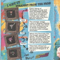 Folheto Nintendo Power USA