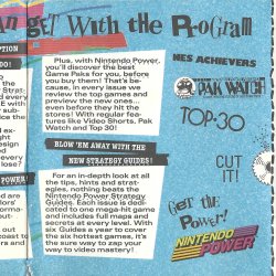 Folheto Nintendo Power USA