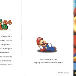 Folheto Nintendo Power MEX