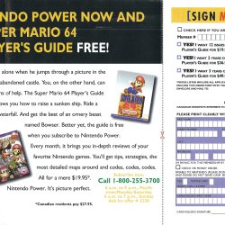 Folheto Nintendo Power MEX
