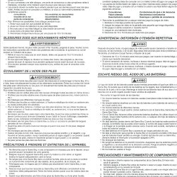 Folheto avisos USA