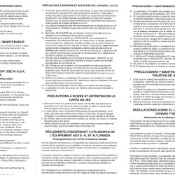 Folheto avisos USA