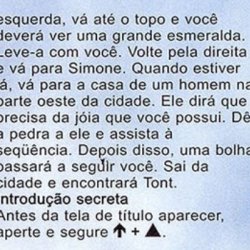 Revista Dicas & Truques Para PlayStation nº 3 - página 54 (fonte: Datassette)