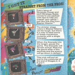 Folheto Nintendo Power USA