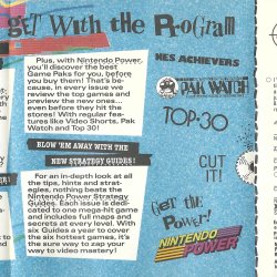 Folheto Nintendo Power USA