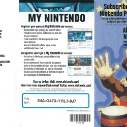 Folheto My Nintendo USA