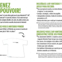 Folheto Nintendo Power USA