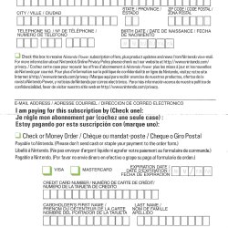 Folheto Nintendo Power USA