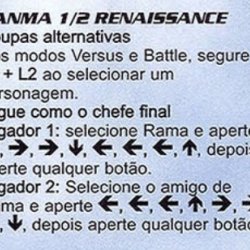 Revista Dicas & Truques Para PlayStation nº 3 - página 58 (fonte: Datassette)