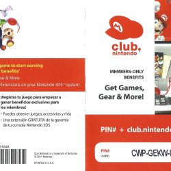 Folheto Club Nintendo BRA / USA
