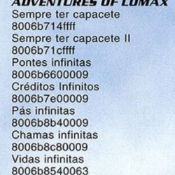 Revista Dicas & Truques Para PlayStation nº 3 - página 61 (fonte: Datassette) - códigos de Gameshark